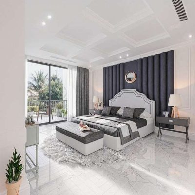 Bright bedroom in a Gainesville FL home for sale, showcasing interior design features in real estate listings by Jonathan Sherrod